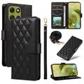Motorola Moto G86 Luxury tikattu lompakkokotelo