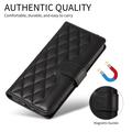 Motorola Moto G86 Luxury tikattu lompakkokotelo