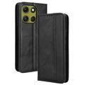 Motorola Moto G86 Retro Lompakkokotelo Magneettisella Sulkijalla