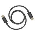 Motorola Premium USB-C - USB-C Kaapeli SJCX0CCB15 - 1.5m - Musta / Harmaa