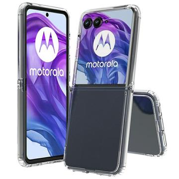 Motorola Razr 60 Ultra Naarmunkestävä Hybridikotelo - Läpinäkyvä