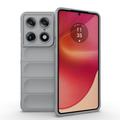 Motorola Signature Rugged TPU Suojakuori - Vaaleanharmaa