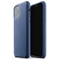 Mujjo Kokonahkainen iPhone 11 Pro Suojakotelo - Sininen