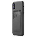iPhone X / iPhone XS Mujjo Nahkainen Lompakkokuori