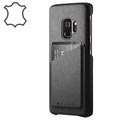 Mujjo Nahkainen Samsung Galaxy S9 Lompakkokotelo