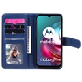 Multi-Card Slot Motorola Moto G10/Moto G30 Lompakkokotelo - Sininen