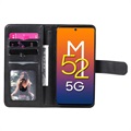 Monikorttipaikka Samsung Galaxy M52 5G - Lompakkokotelo - Musta