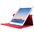 iPad Pro 12.9 Multi Practical Pyörivä Kotelo - Punainen