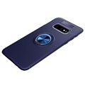 Samsung Galaxy S10+ Monitoiminen Magnetic Ring Suojakuori - Sininen