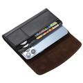 Monikäyttöinen Universal Horizontal Holster Case korttitaskuilla - XXXL - Musta