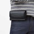 Monikäyttöinen Universal Horizontal Holster Case korttitaskuilla - XXXL - Musta