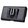 Monikäyttöinen Universal Horizontal Holster Case korttitaskuilla - XXXL - Musta