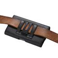 Monikäyttöinen Universal Horizontal Holster Case korttitaskuilla - XXXL - Musta