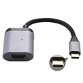 Moniporttinen 3-in-1 USB-C / 4K HDMI Sovitin - PD3.0, 3D - 100W