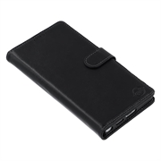 Samsung Galaxy S25 Ultra MyTPhone CardMate Nahkainen lompakkokotelo - Musta