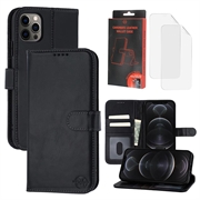 iPhone 12/12 Pro MyTPhone CardMate Nahkainen lompakkokotelo