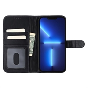 iPhone 13 Pro Max/12 Pro Max MyTPhone CardMate Nahkainen lompakkokotelo
