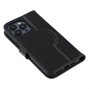 iPhone 13 Pro Max/12 Pro Max MyTPhone CardMate Nahkainen lompakkokotelo