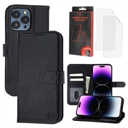 iPhone 14 Pro MyTPhone CardMate Nahkainen lompakkokotelo