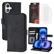 iPhone 16 Plus MyTPhone CardMate Nahkainen lompakkokotelo