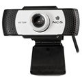 NGS XpressCam 720 Web-kamera Mikrofonilla - Hopea / Musta