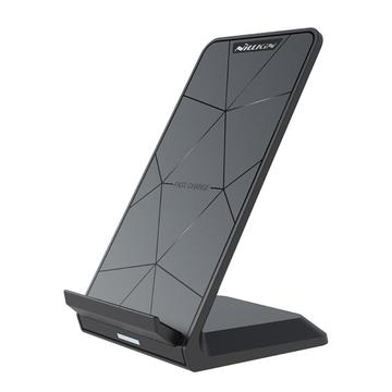 NILLKIN PRO Qi Standard Double Coil Double Coil Vertical Fast Wireless Charger Stand for iPhone Samsung jne.