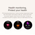 NX17 1.19-tuumainen AMOLED Naisten vedenpitävä Bluetooth-soitto Smart Watch Fitness Tracker Smart Rannekoru - vaaleanpunainen