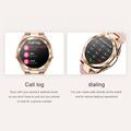 NX17 1.19-tuumainen AMOLED Naisten vedenpitävä Bluetooth-soitto Smart Watch Fitness Tracker Smart Rannekoru - vaaleanpunainen