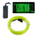Neon LED merkkijono 3 metriä - Fluoresoiva vihreä