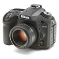 Nikon D7100, D7200 Silikoninen Suojakuori - Musta