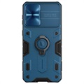 Nillkin CamShield Armor Samsung Galaxy S21+ 5G Hybridikotelo (Avoin pakkaus - Tyydyttävä) - Sininen