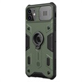 Nillkin CamShield Armor iPhone 11 Hybridikotelo - Tummanvihreä