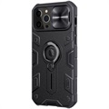 Nillkin CamShield Armor iPhone 12/12 Pro Hybridikotelo - Musta