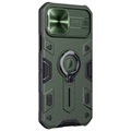 Nillkin CamShield Armor iPhone 12/12 Pro Hybridikotelo - Vihreä