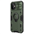 Nillkin CamShield Armor iPhone 12 Mini Hybridikotelo - Vihreä