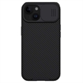 iPhone 15 Nillkin CamShield Pro Hybridikotelo - Musta