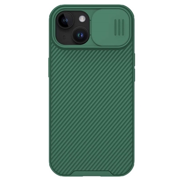 iPhone 15 Nillkin CamShield Pro Hybridikotelo - Vihreä