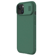 iPhone 15 Nillkin CamShield Pro Hybridikotelo - Vihreä