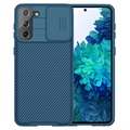 Nillkin CamShiled Samsung Galaxy S21 5G Hybridikotelo - Sininen