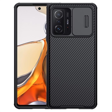 Nillkin CamShield Pro Xiaomi 11T/11T Pro Hybridikotelo - Musta