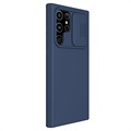 Nillkin CamShiled Silky Samsung Galaxy S22 Ultra 5G Hybridikotelo - Sininen