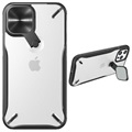 Nillkin Cyclops iPhone 12/12 Pro Hybridikotelo - Musta / Läpinäkyvä