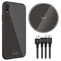 Nillkin Fancy iPhone XR Kotelo / Langaton Laturi / 3-in-1 Kaapeli