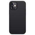 Nillkin Flex Pure iPhone 12 mini Liquid Silikoni Suojakuori - Musta