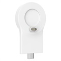 Nillkin NKT15 USB-C Langaton Laturi - Garmin Smartwatch - Valkoinen