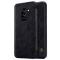 Samsung Galaxy S9+ Nillkin Qin Sarja Läppäkotelo