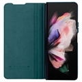 Samsung Galaxy Z Fold5 Nillkin Qin Pro Lompakkokotelo - Vihreä