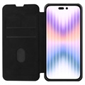Nillkin Qin Pro Series iPhone 14 Pro Max Lompakkokotelo - Musta