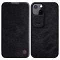 Nillkin Qin Pro Series iPhone 13 Läppäkotelo - Musta