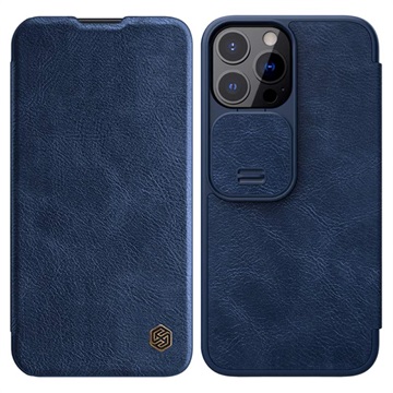 Nillkin Qin Pro Series iPhone 13 Pro Lompakkokotelo - Sininen